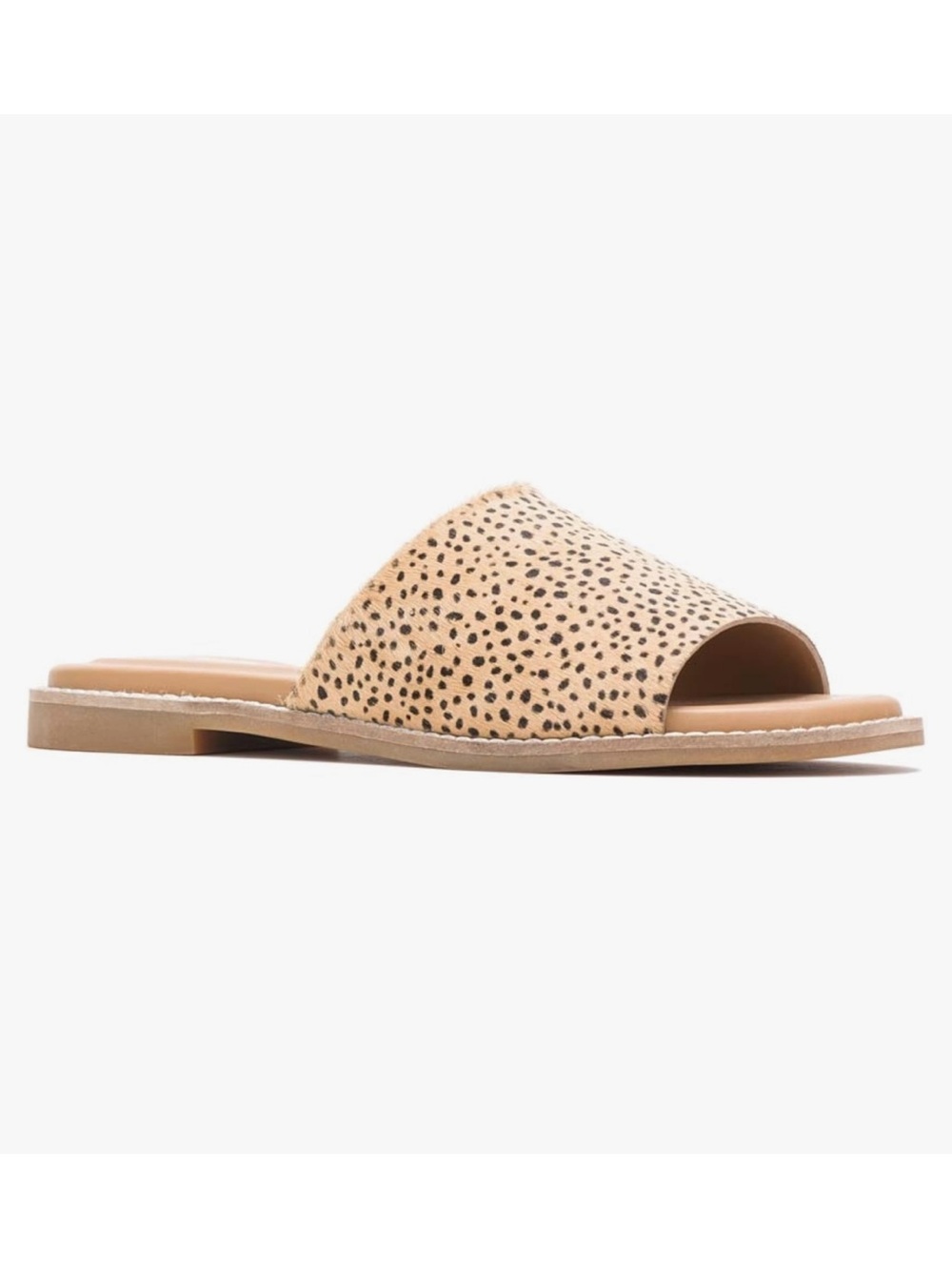 Hush Puppies Beige Animal-Print Lexi Slides size 6